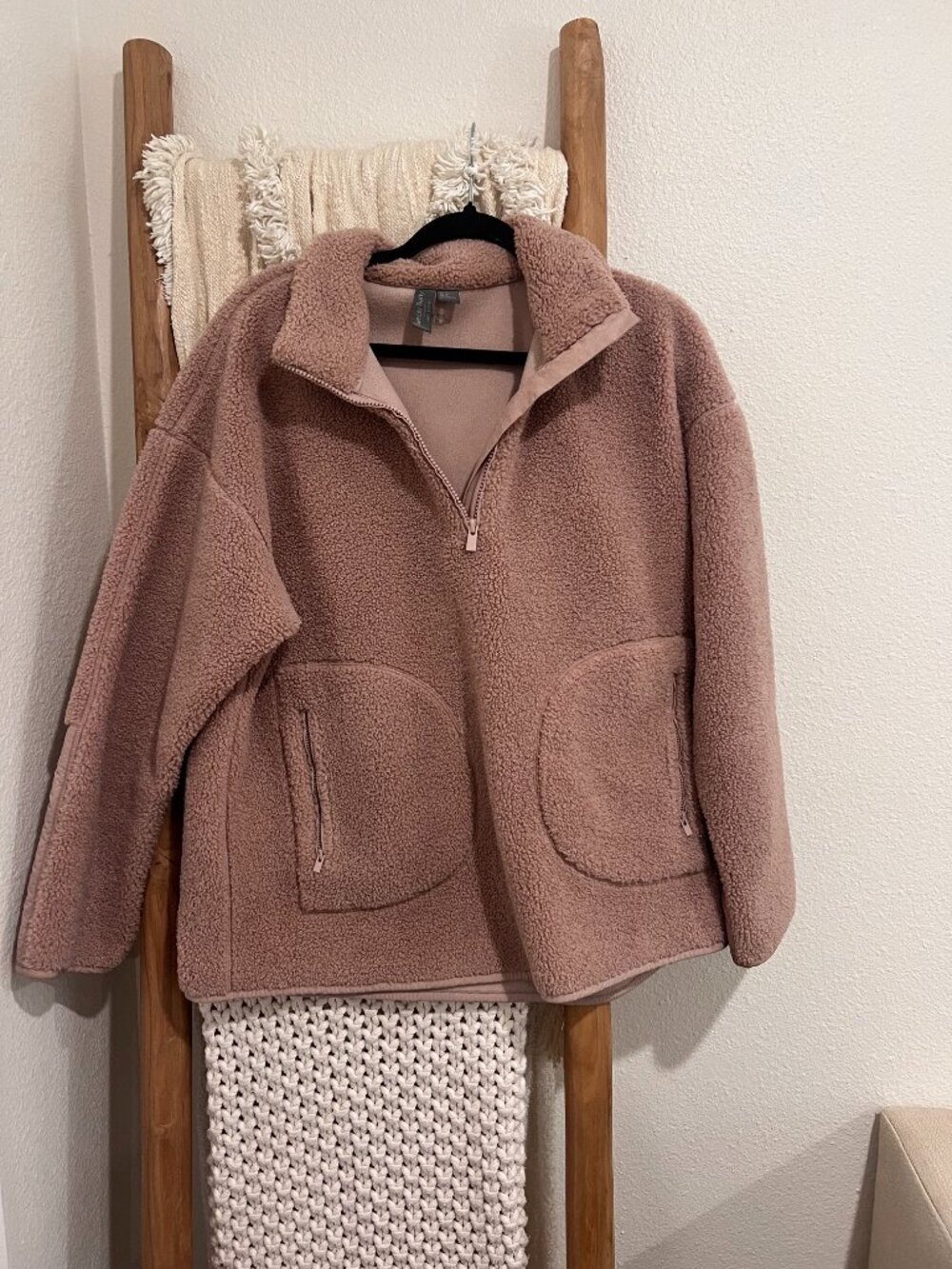 Sweaty Betty Plush Half Zip Fleece size medium